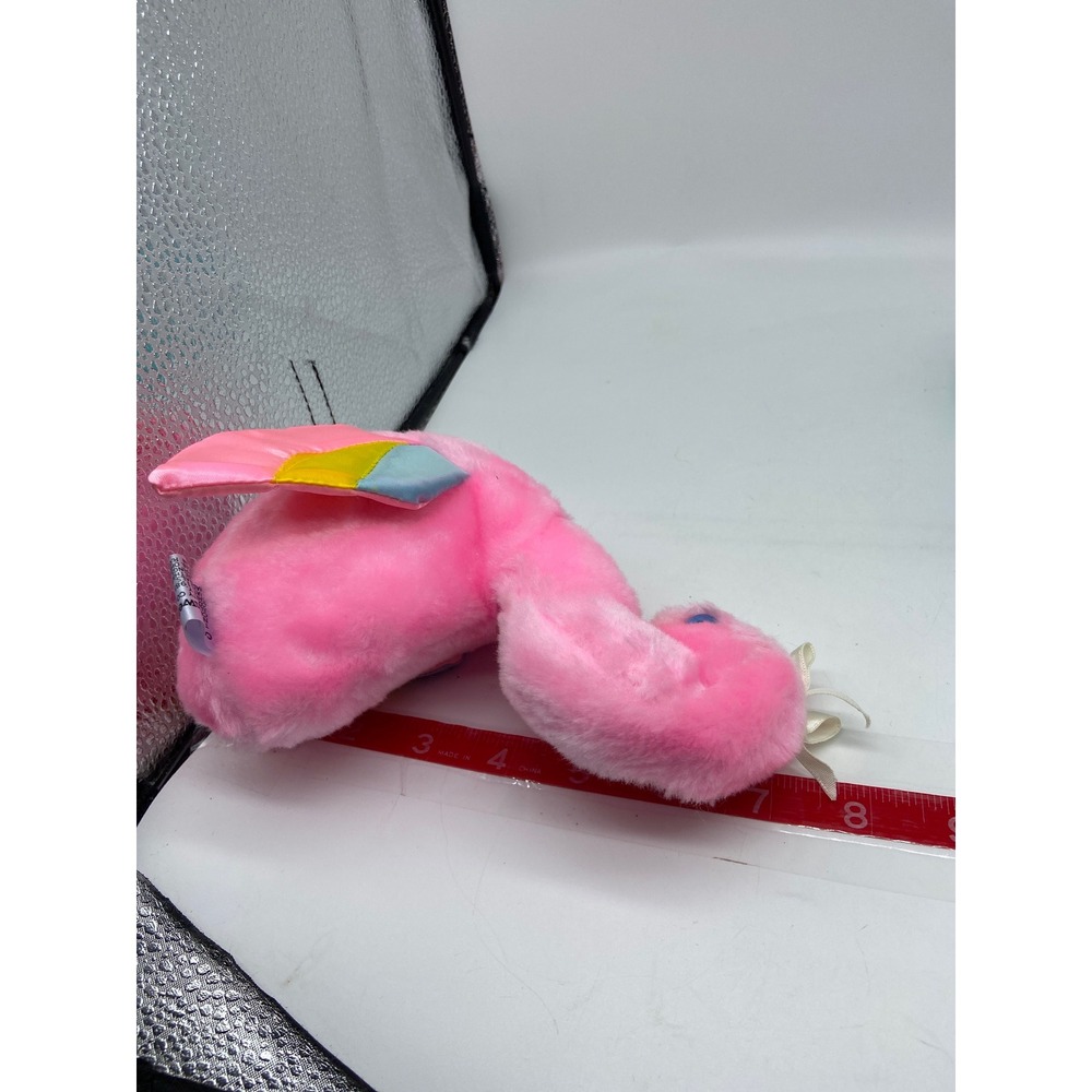 Vintage Commonwealth Beautiful Swans (2) Small Pink Blue Rainbow - Picture 7 of 12